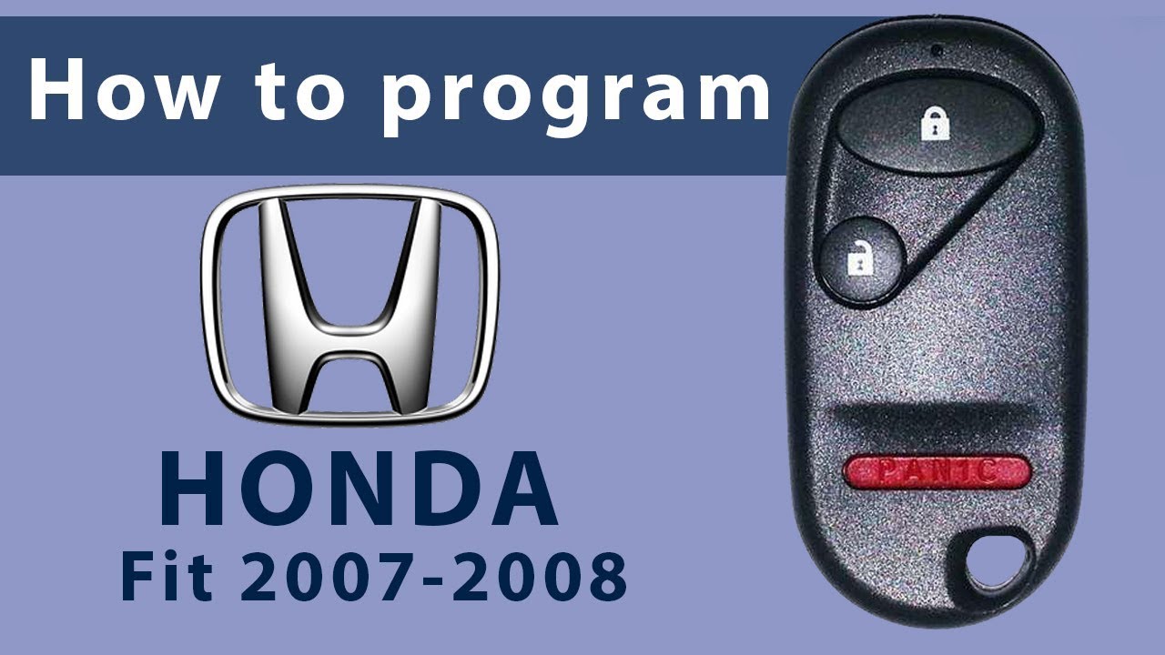 How to Program Keyless Entry Remote Key Fob for Honda Fit 2007-2008