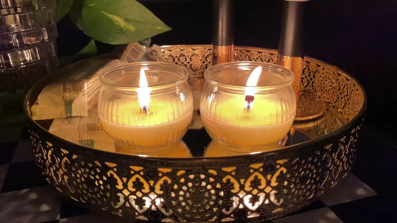 Cozy Candlelight Night | Relaxing Ambience 1 Hour| على ضوء الشموع 