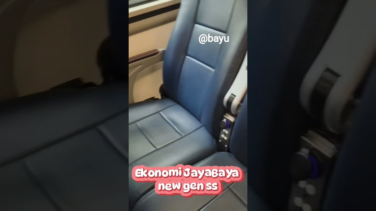 KERETA API JAYABAYA :KURSI EKONOMI NEW GEN SS