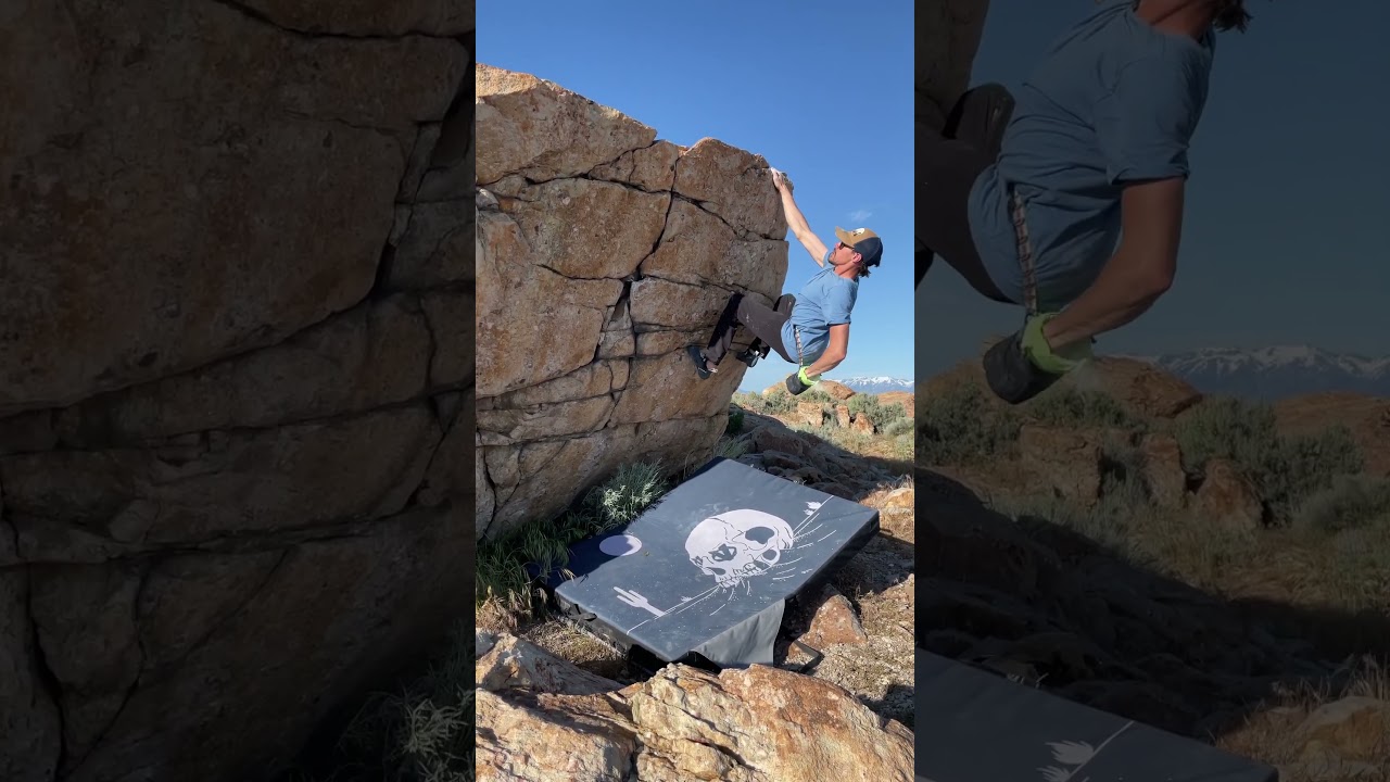 Antelope Island bouldering 