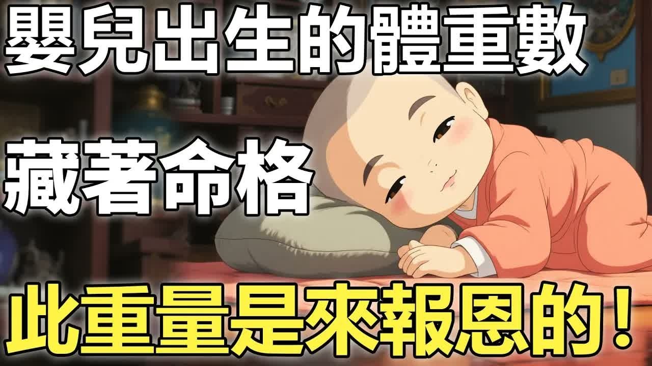 嬰兒出生的體重數藏著命格？送子觀音揭示：此重量多半是來報恩的！【輪回｜因果｜佛學】