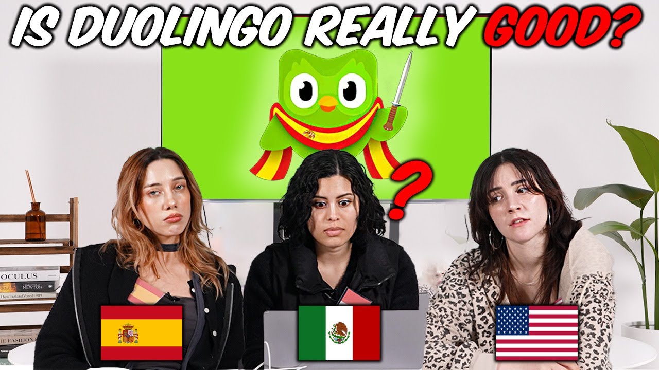 Is Duolingo Really a Good Way to Study Spanish  Does It Work   l Spanish Speakers  reacts to Duoling