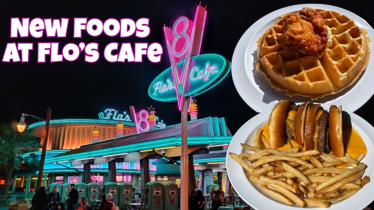 New Foods at Flo's Diner Disneyland Resort Disney California Adventure