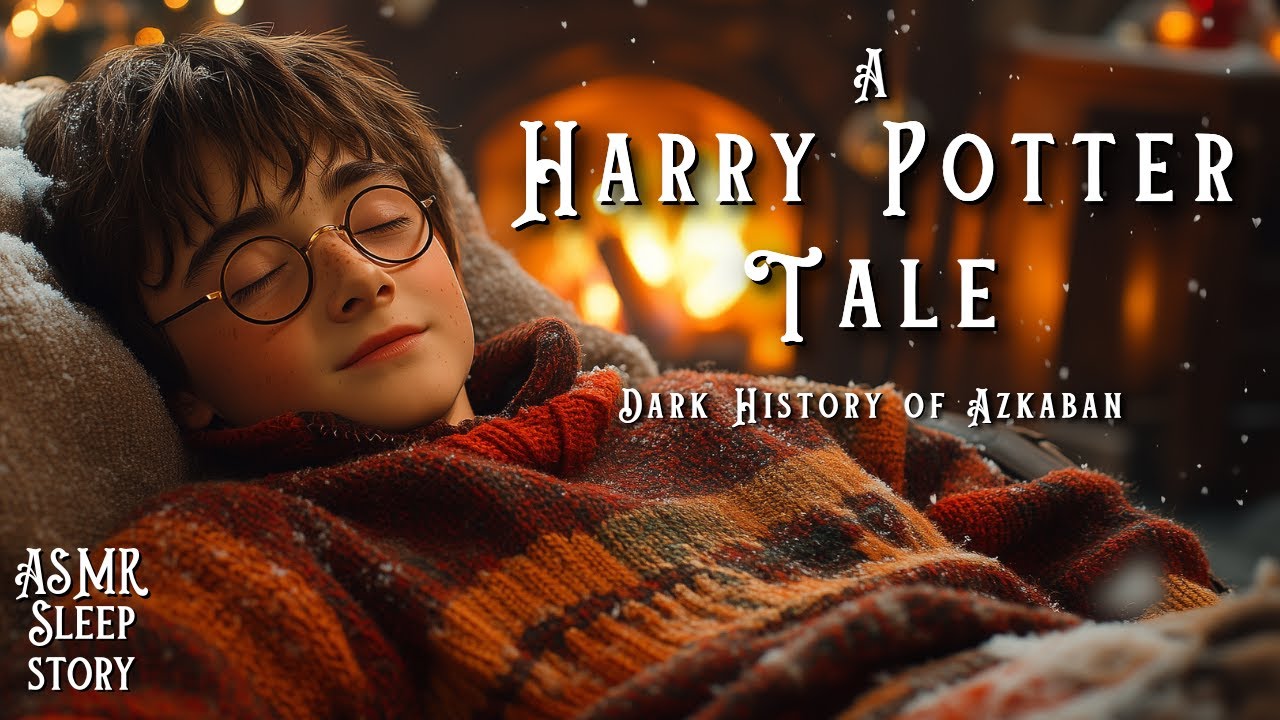 A Harry Potter Tale: Dark History of Azkaban | Harry Potter ASMR Bedtime Story | Cozy Rain Sound