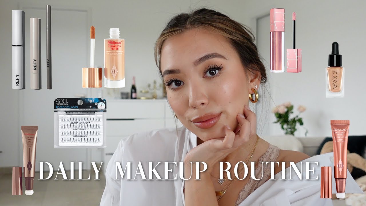 Daily Makeup (Soap Brows,Brown Eyeliner,Creme Produkte,Individual Lashes) -AC