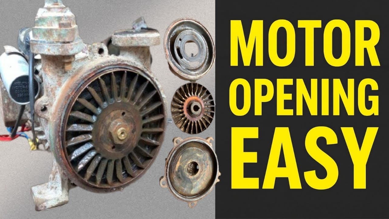 Water Motor Opening Step by Step | Motor Repair Telugu | motor garage pamidi | taj engineering wroks