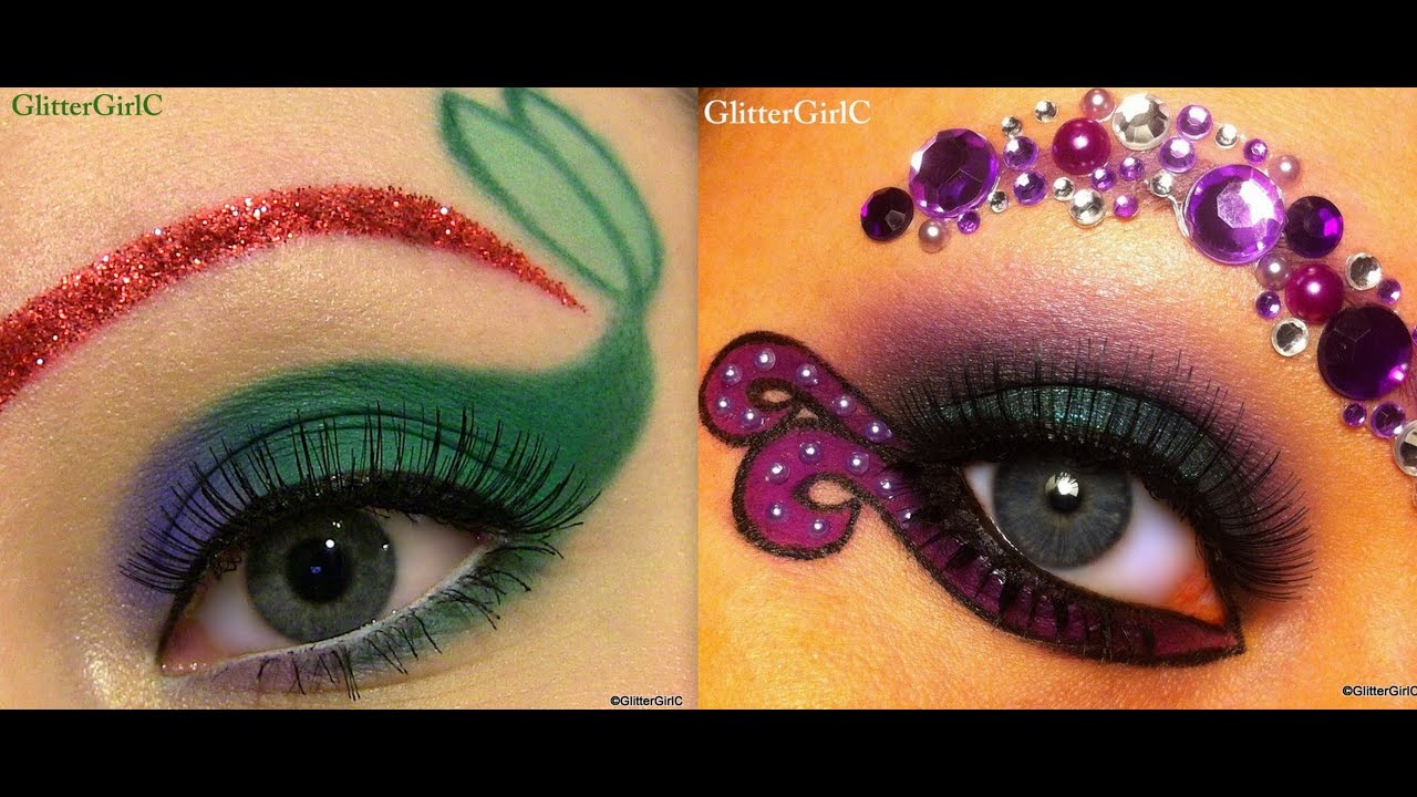 Disney: Ariel vs. Ursula makeup tutorial