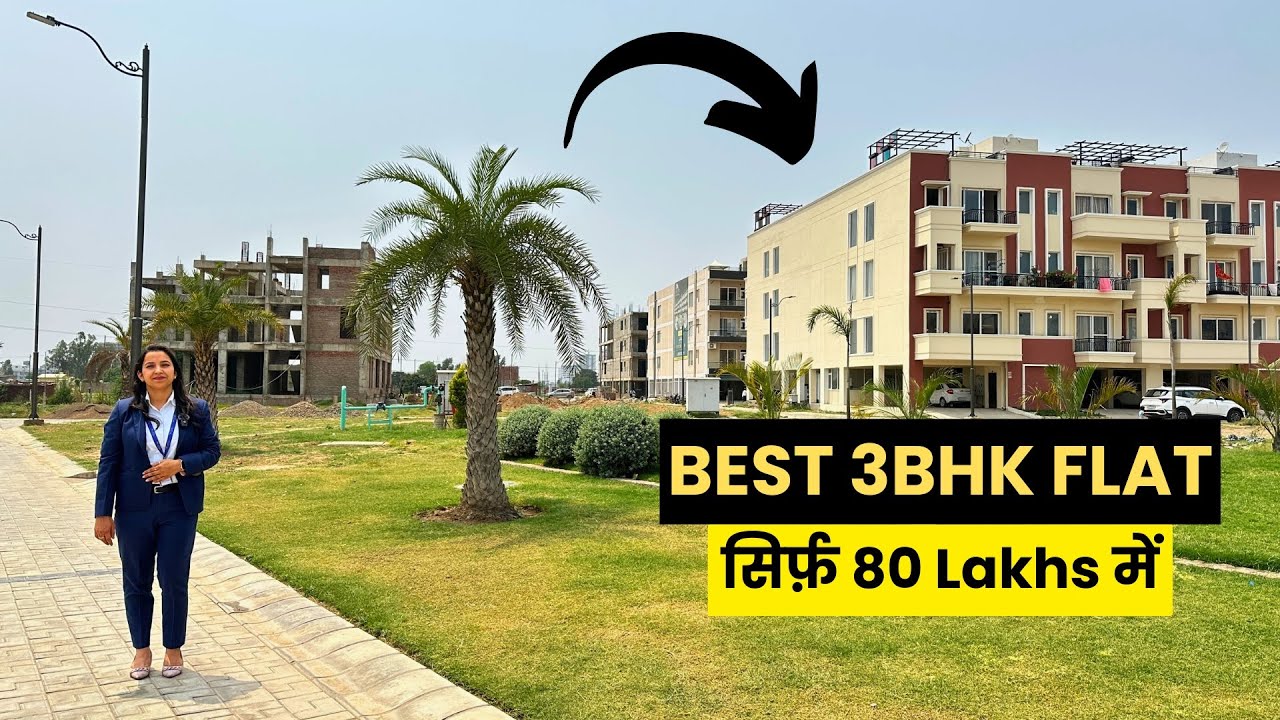 SBI Loan & RERA Approved 3BHK Flats Stilt + 3 Floors Ramgarh Bhudda, Zirakpur 140603