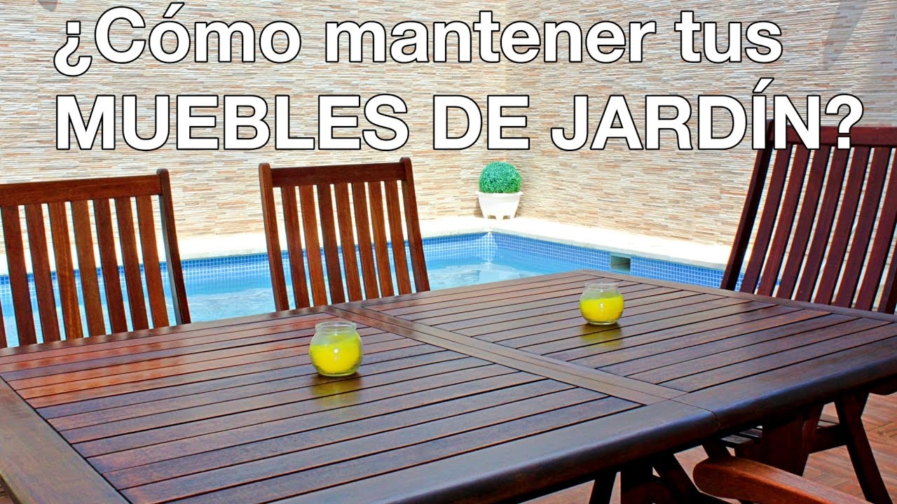 Mantenimiento de tus muebles de jardín | Bricos Caseros