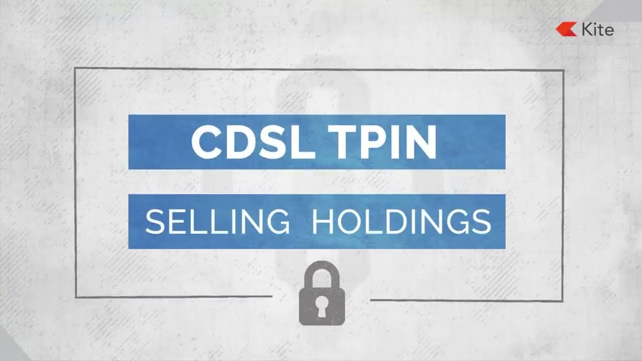 Zerodha - How to setup CDSL TPIN when selling stocks & mutual funds | Digivix
