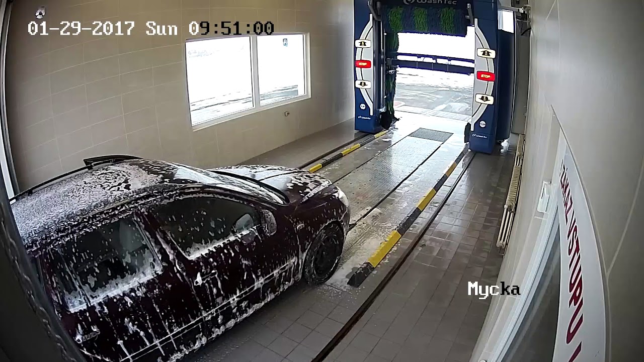 Týpek v myčce - Car Wash fail