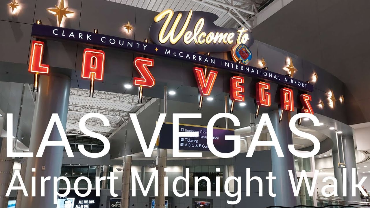 Las Vegas Harry Reid Airport Midnight Walk: 15-Minute Tour for Night Travelers (D Gate)