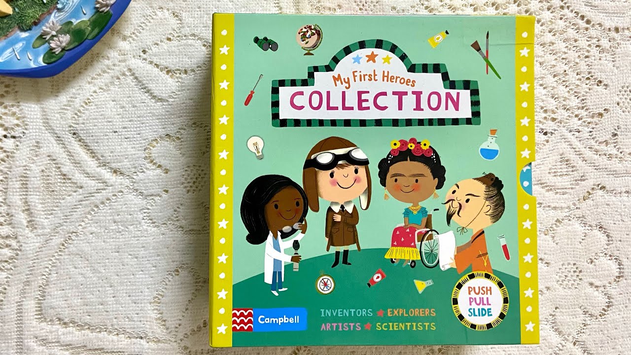 My First Heroes Collection 4 Board Book Box Set - Inventors Explorers Artists
