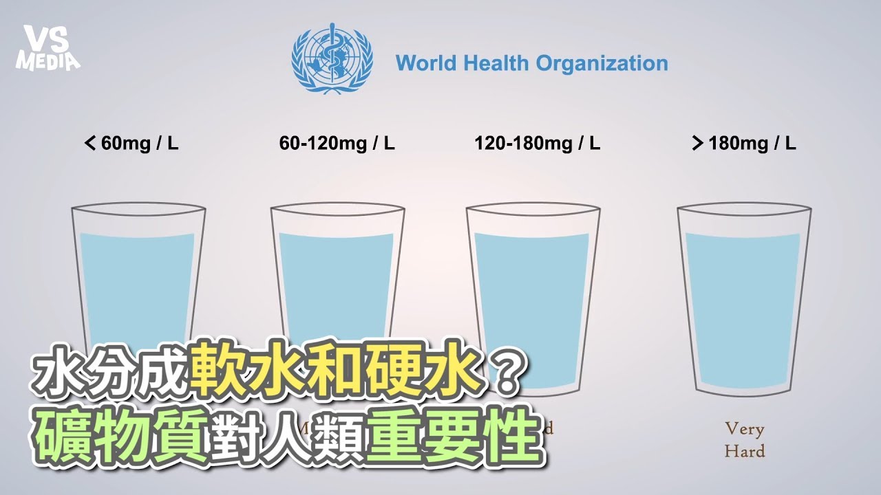 水分成軟水和硬水？ 礦物質對人類重要性《VS MEDIA》