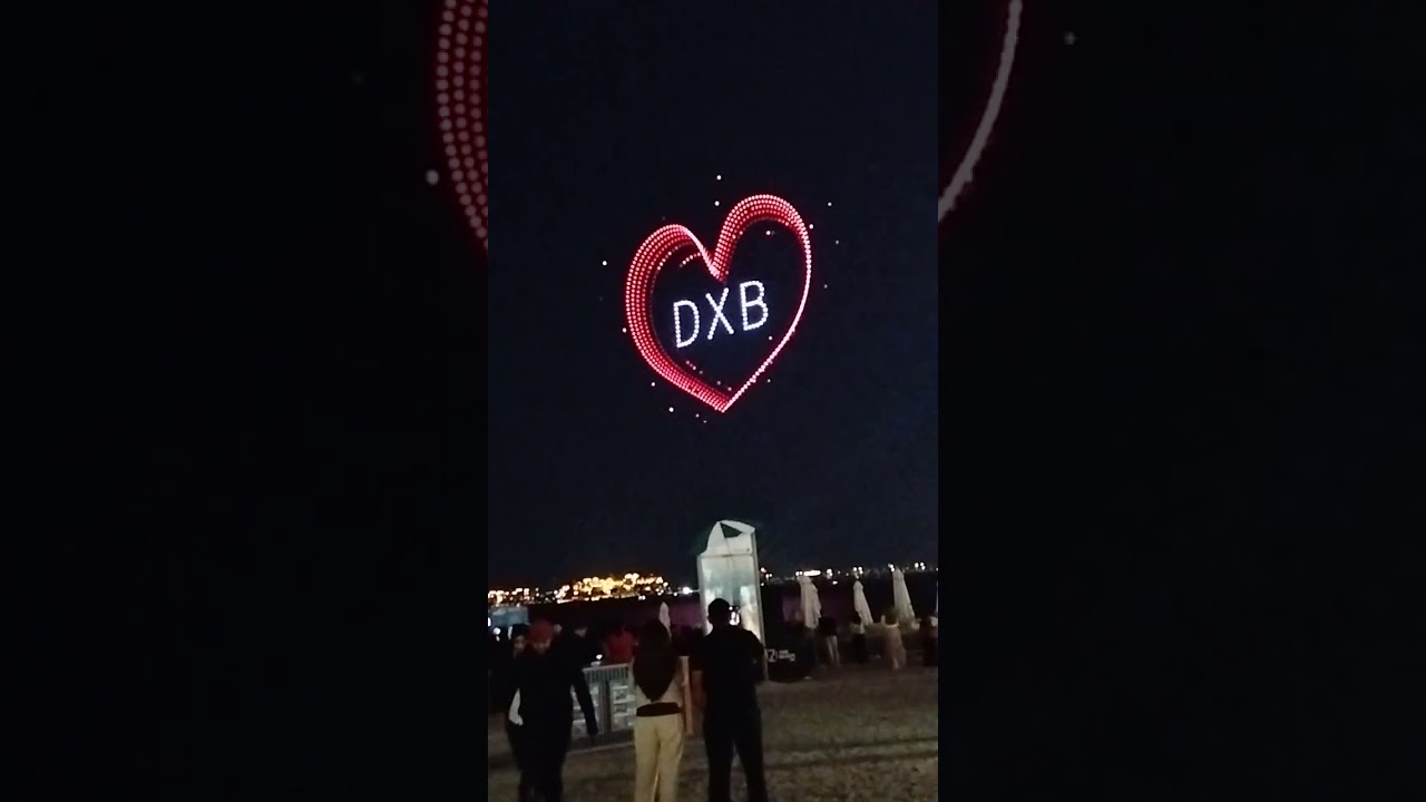 #jbr drone lightning show.