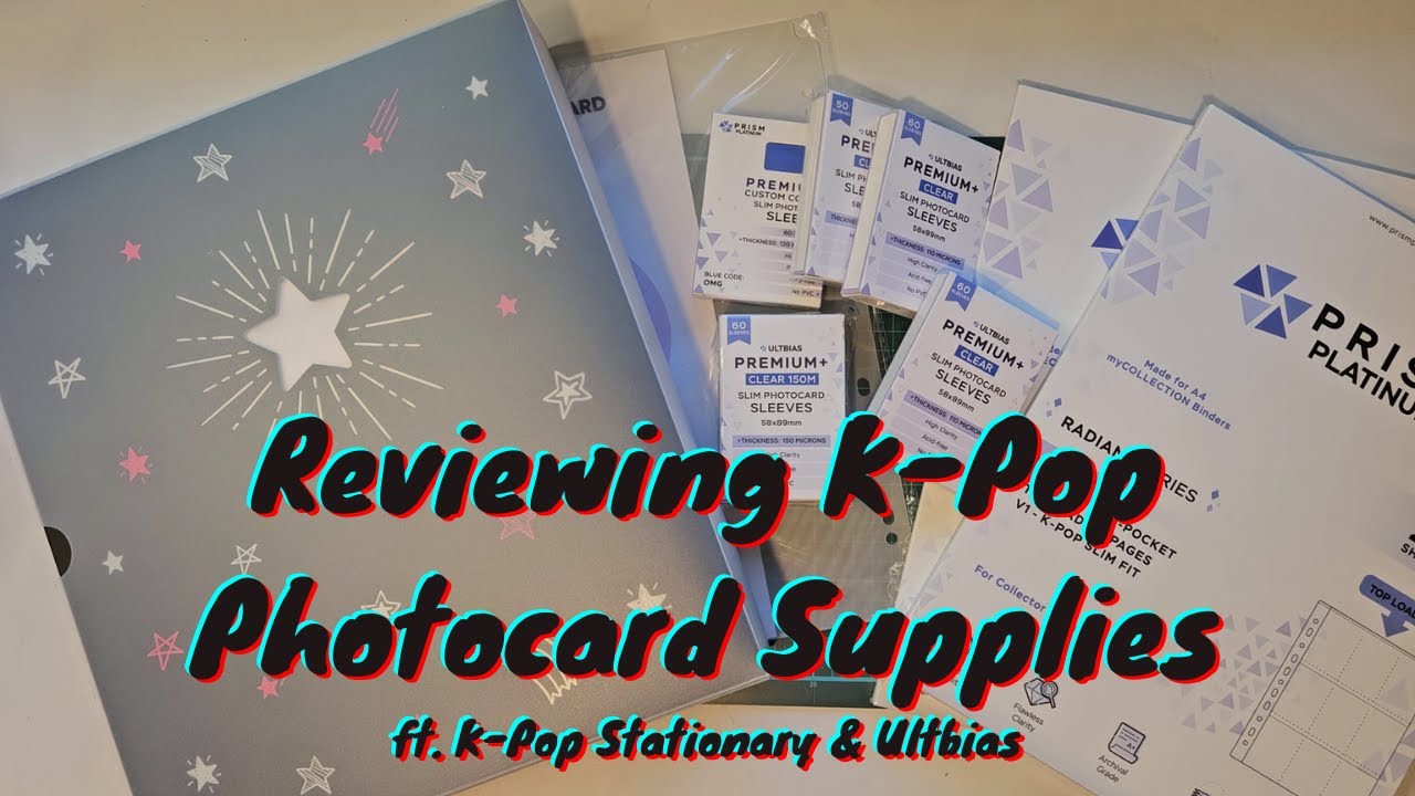 Reviewing K Pop Photocard Supplies | #1