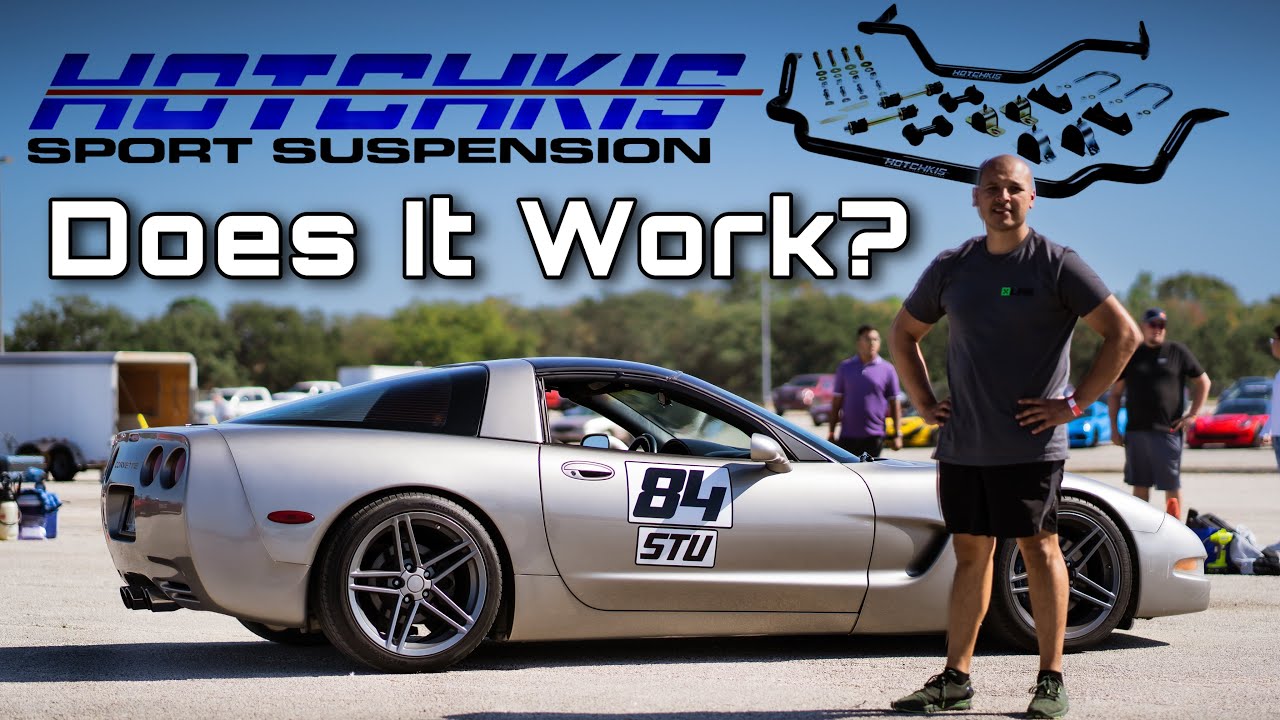 IS UPGRADING YOUR SWAY BARS WORTH IT? Testing my C5 corvette suspension out on a autocross track!