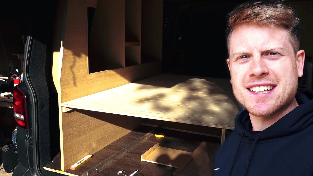 Innenausbau Update  -  Seitenschrank & Bett bauen VW T5 | Lino