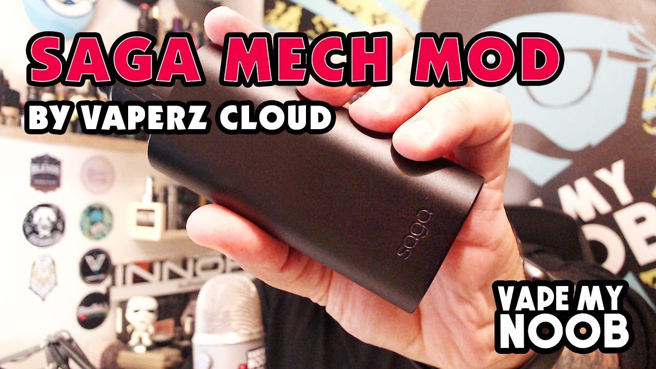 Saga 21700 Series Mech by Vaperz Cloud | vapemynoob [ Greek Reviews ]