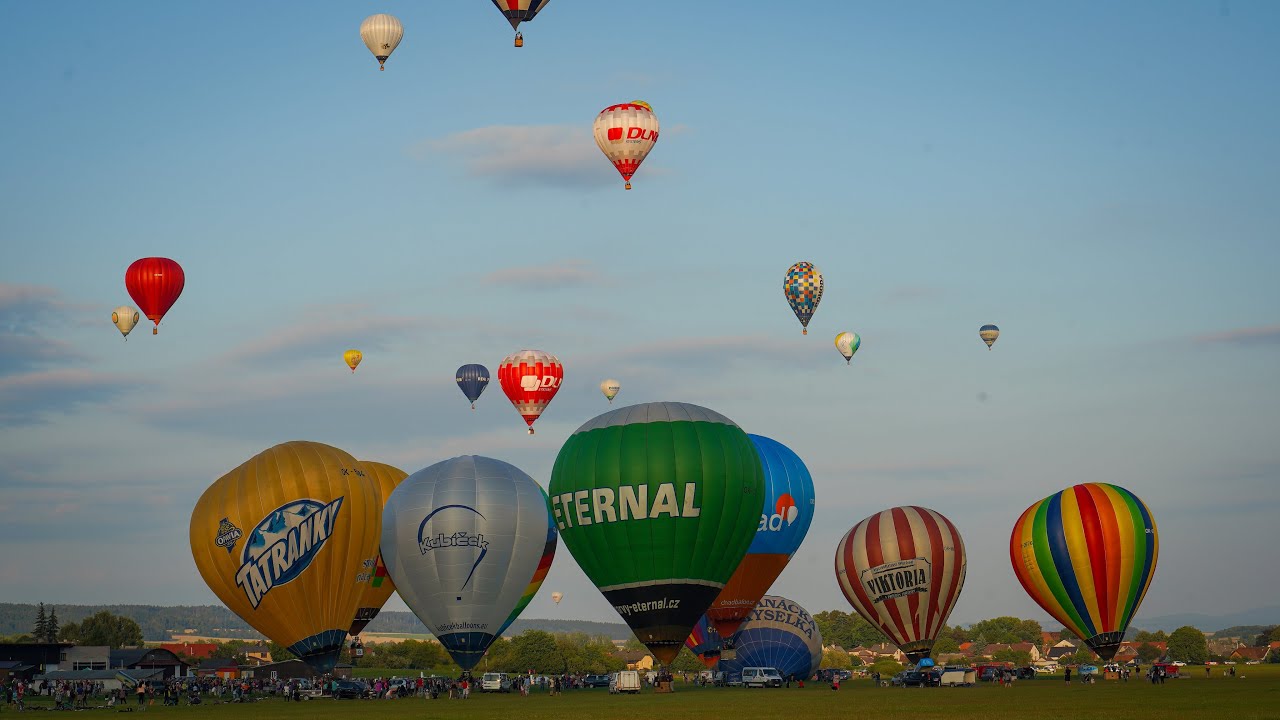 Horkovzdušné balony ve Dvoře Králové nad Labem