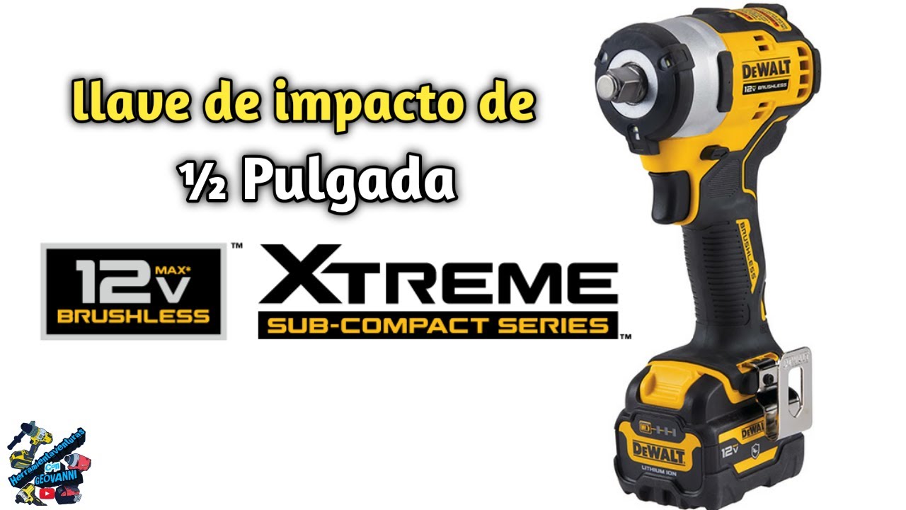 Llave De Impacto Dewalt De 1/2 Pulgada De 12 Voltios / Pistola De Impacto Dewalt De 12 Voltios!!!