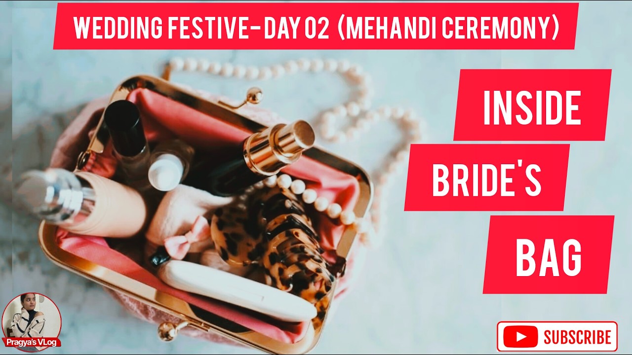 Inside Bride's hand Bag || Dulhan Ke Purse mein kya hai 😉 #home #familychannel #wedding