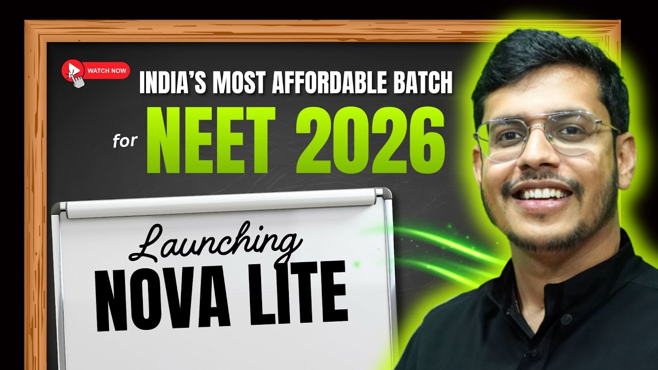 India's Most Affordable NEET 2026 Course | Launching Nova Lite Batch For NEET 2026 | Dr. Anand Mani