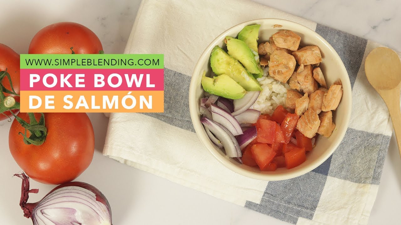 POKE BOWL DE SALMÓN | Poké de arroz y salmón fresco | Arroz con salmón
