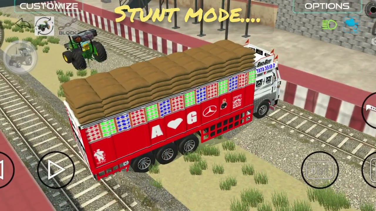 Truck 😲 VS Tochanking 😲😲😲#tractor #automobile #tractor #gamingcommunity #thar#gaming 