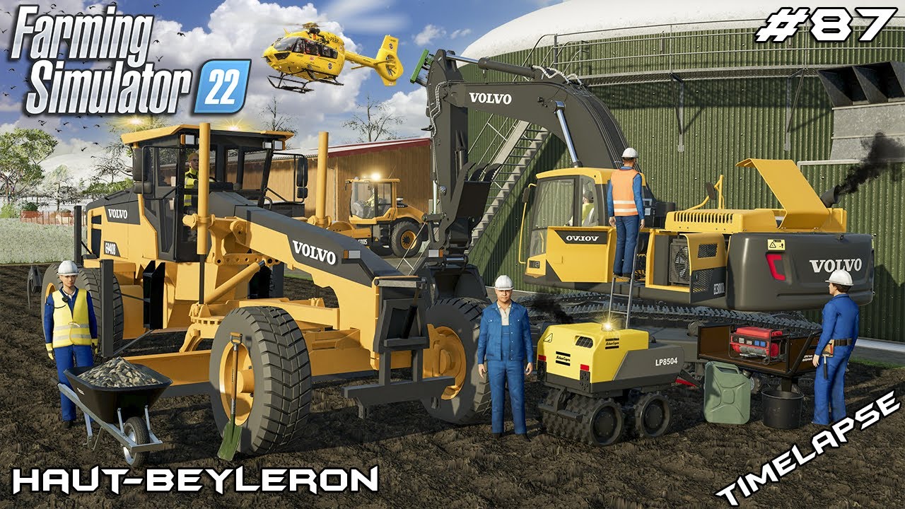 Starting PROJECT with VOLVO equipment | Animals on Haut-Beyleron | Farming Simulator 22 | Episode 87