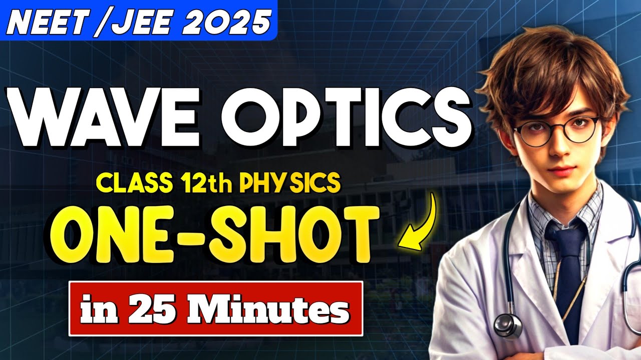 Complete WAVE OPTICS Class 12 One Shot | Physics Revision NEET/JEE 2025