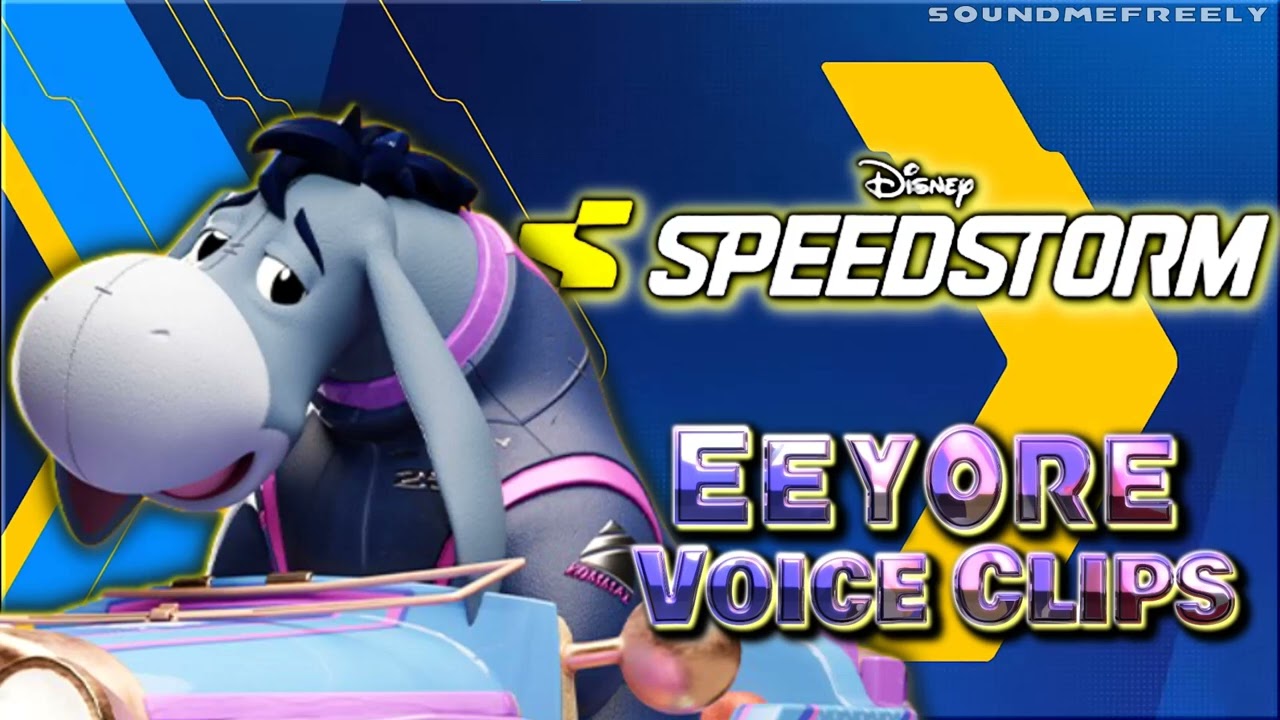 Все озвученные клипы Иа • Disney Speedstorm • Все озвученные реплики • 2023 (Джим Каммингс)