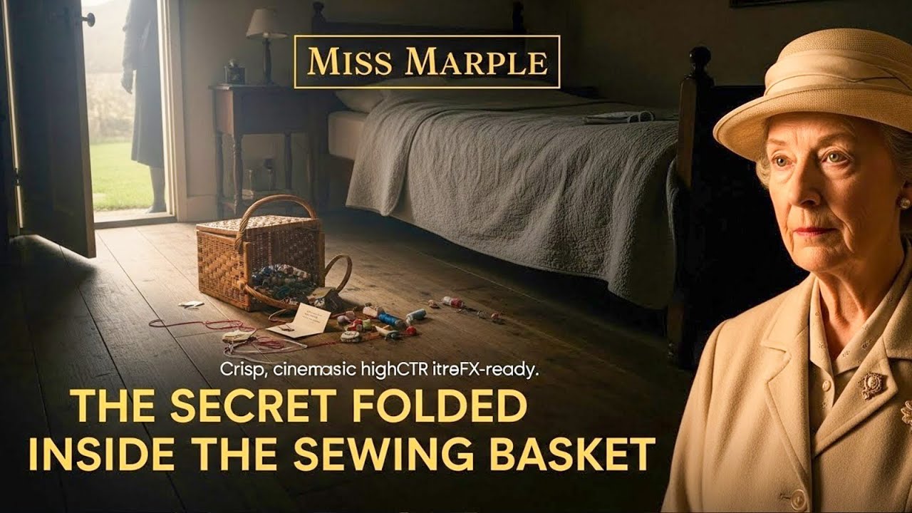 The Secret Folded Inside the Sewing Basket  A Miss marple