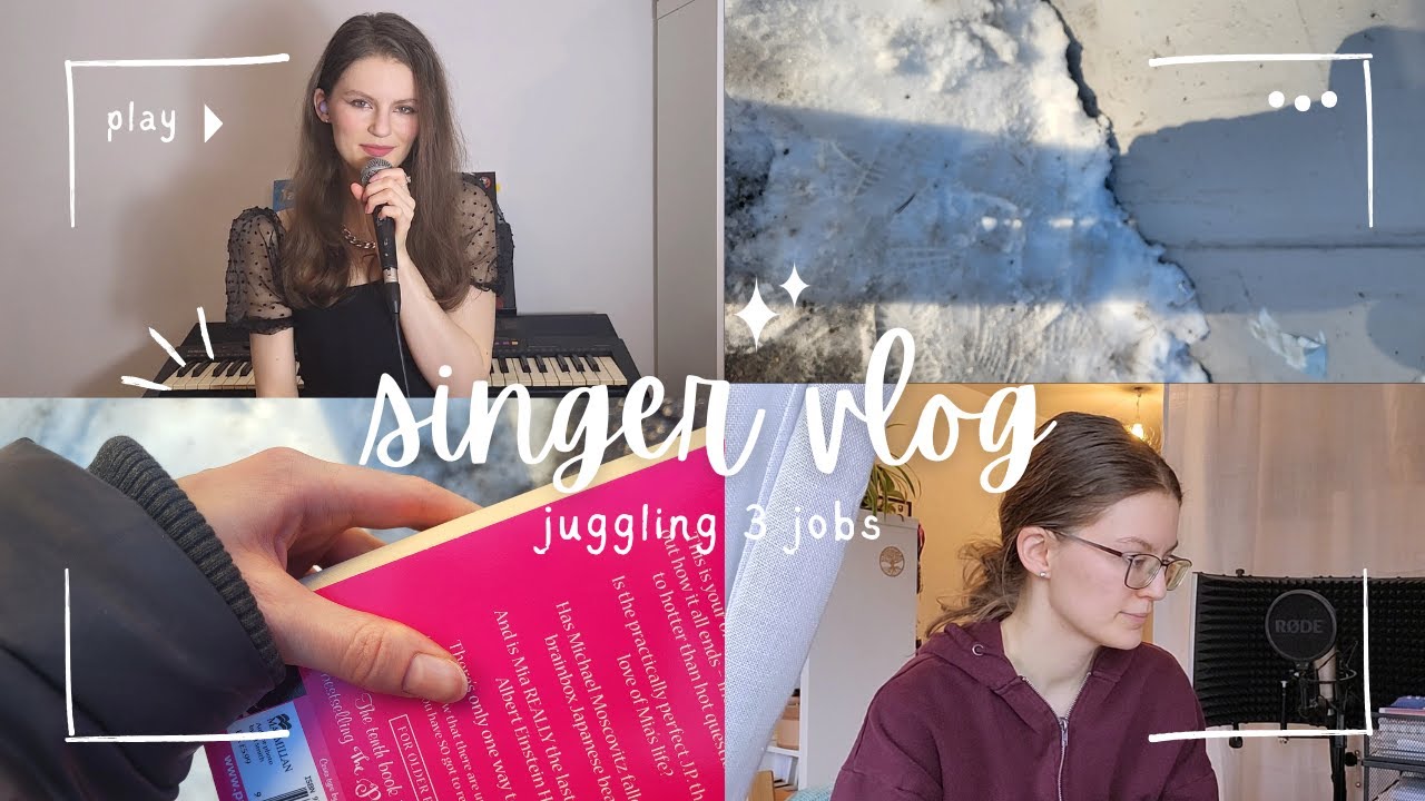 DIML VLOG as a singer with 3 jobs  - performing, organizing, rejections