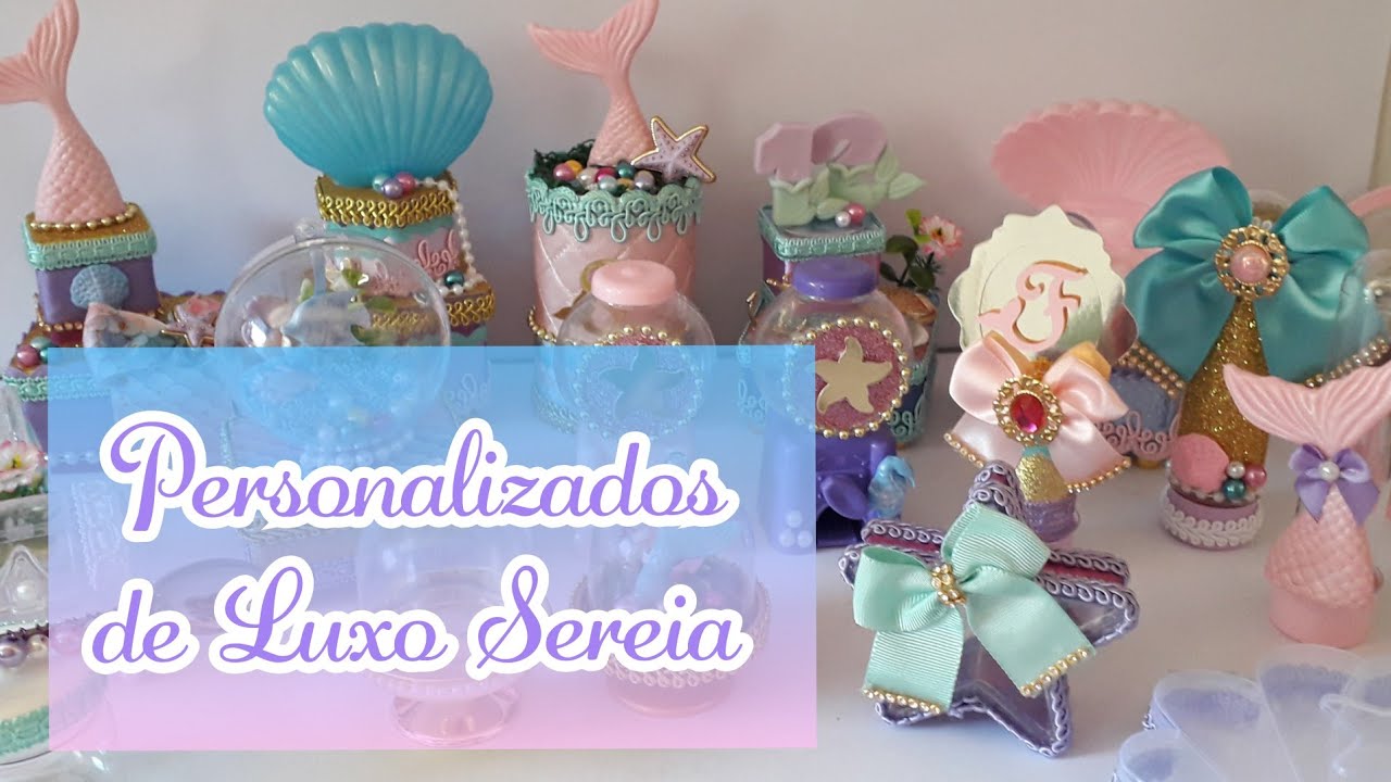 Idéias Criativas Acrílicos|Preparativos Festa Sereia|Fran Valim