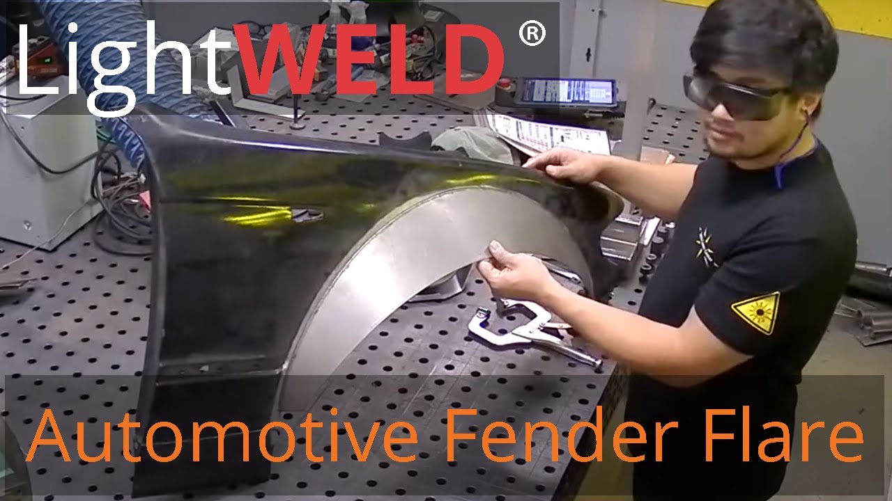 Adding Flare to Car Fender with LightWELD  Clean and Weld