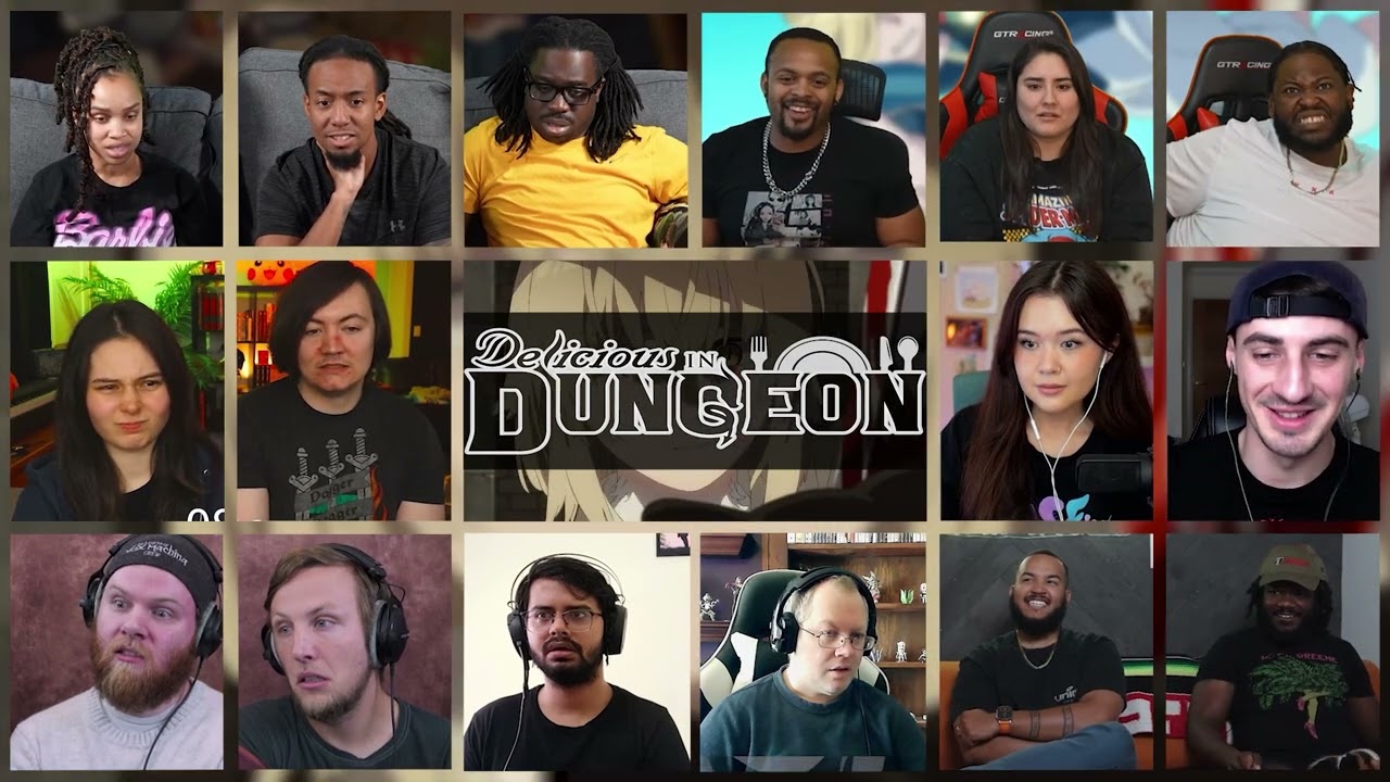 Delicious in Dungeon Episode 17 Reaction Mashup | ダンジョン飯