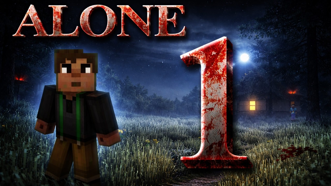 ALONE 1 | COURT MÉTRAGE MINECRAFT HORREUR RP | FILM MINECRAFT | 2024