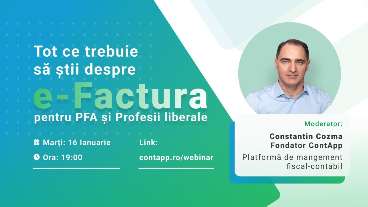 Tot ce trebuie să știi despre e-Factura. Pentru PFA și Profesii Liberale.
