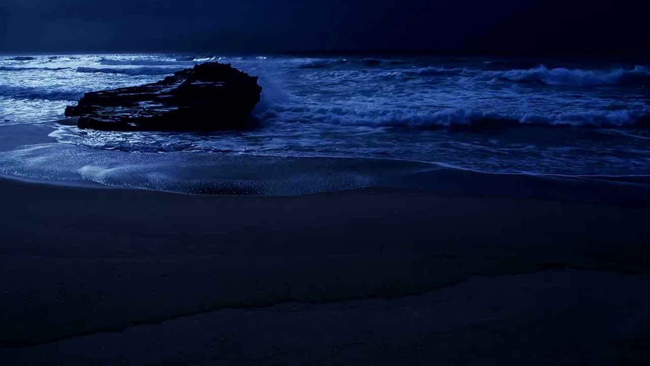 Sleep With Window Open to The Ocean - Deep Sleeping With Relaxing Ocean Sounds