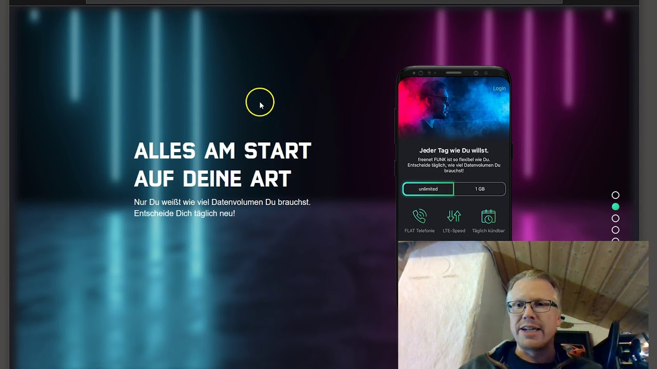Unlimierte Mobilfunkflat für 99 cent am Tag – freenet Funk