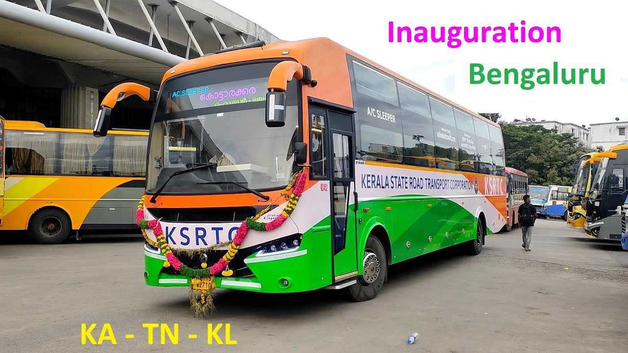 Inaugural of KSRTC Tri - Colour A/C Sleeper Bus