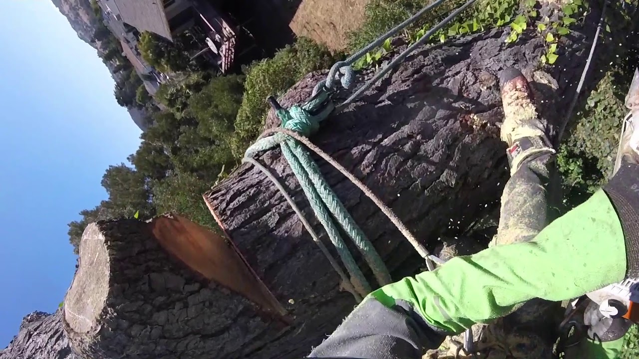 Triple tie-in safety spar set up. Raw(ish) Footage