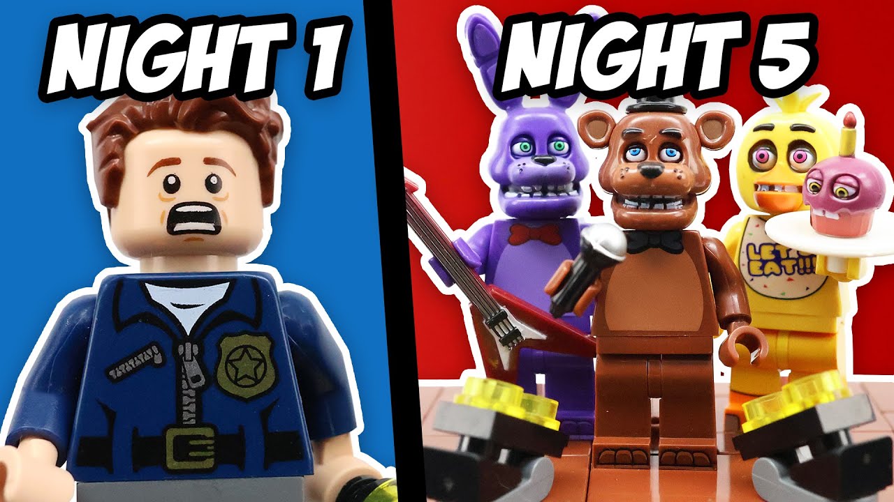 Я построил Five Nights at Freddy's из LEGO.