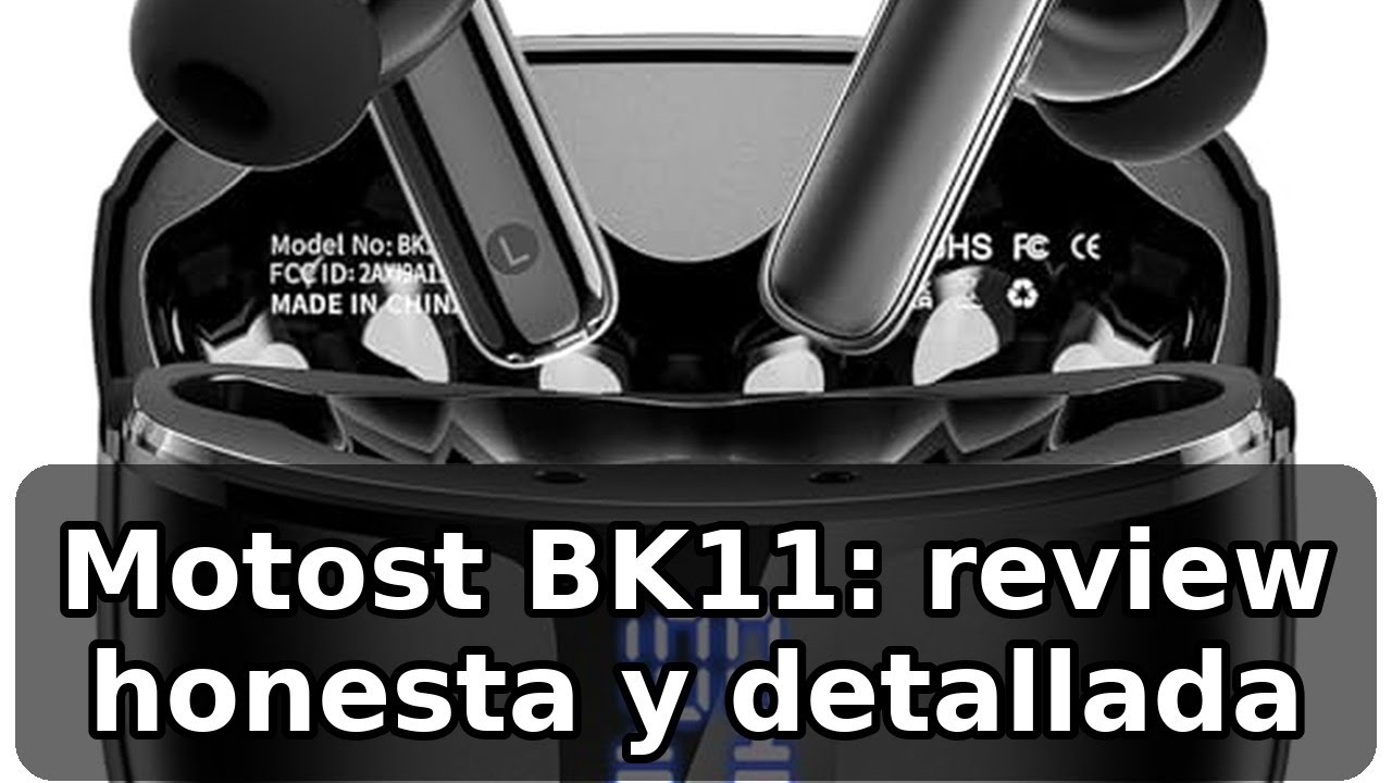 Review honesta de Motost BK11: Auriculares Bluetooth 5.3 con ANC y 40 h