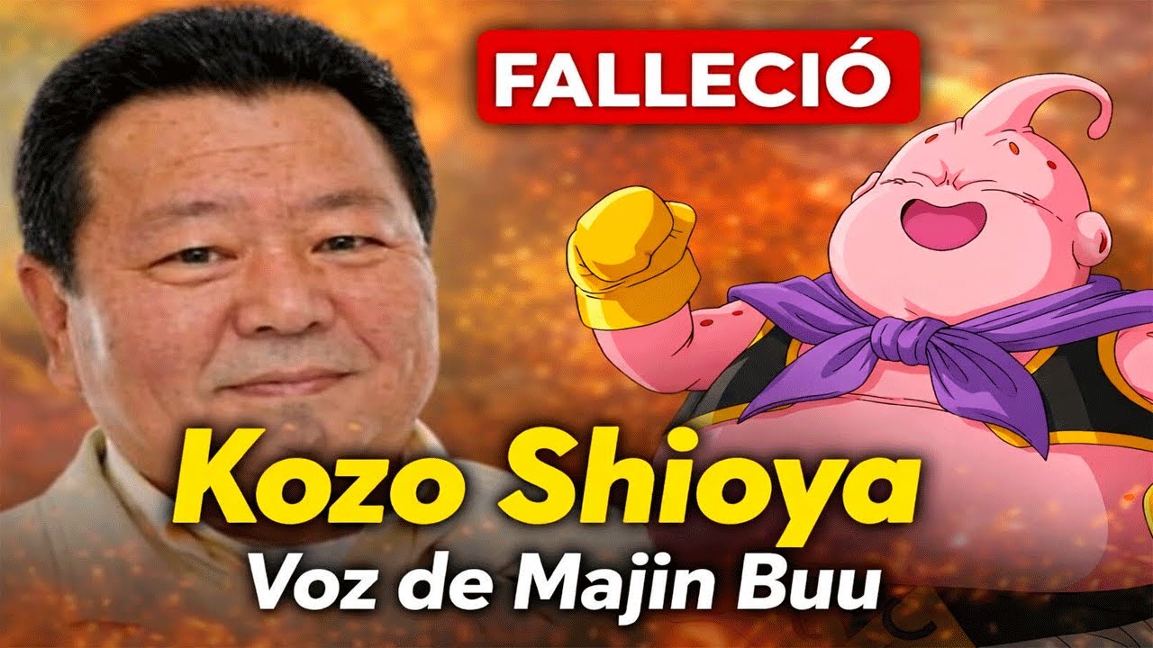Falleció Kōzō Shioya, voz original de Majin Buu en Dragon Ball Z