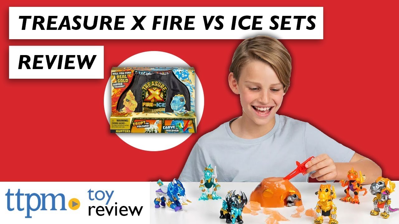 Unbox the new Treasure X Fire vs. Ice Hunters and Extinct Beasts from Moose Toys