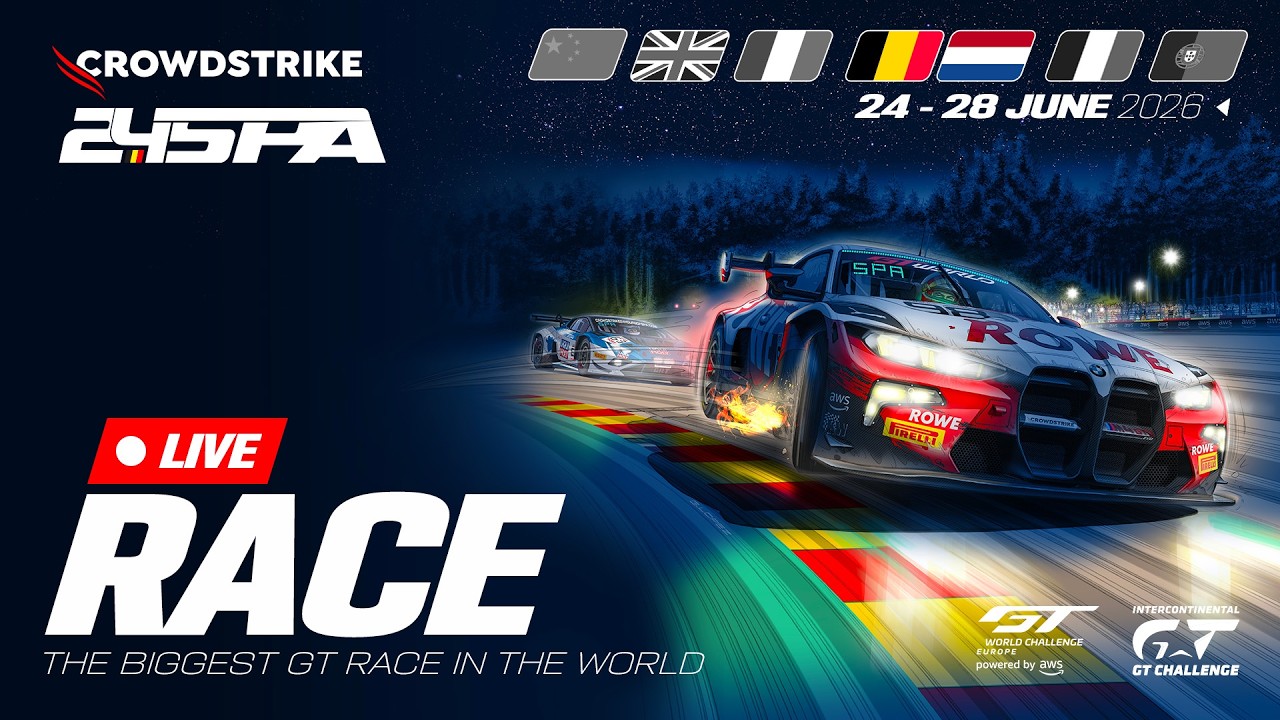 LIVE | Race | CrowdStrike 24 Hours of Spa | GT World Challenge pwd by AWS 2026