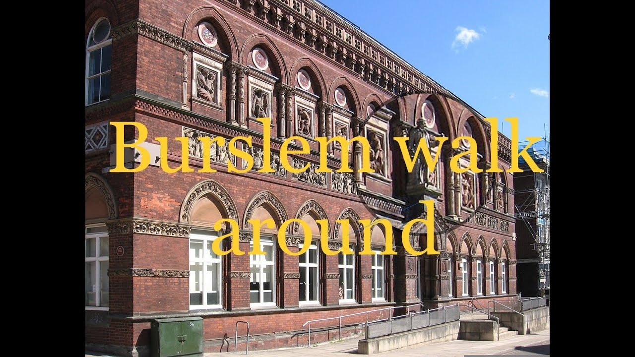 Burslem The Mother Town and visits to Wedgwood Institute and Port Vale FC and some Drone footage