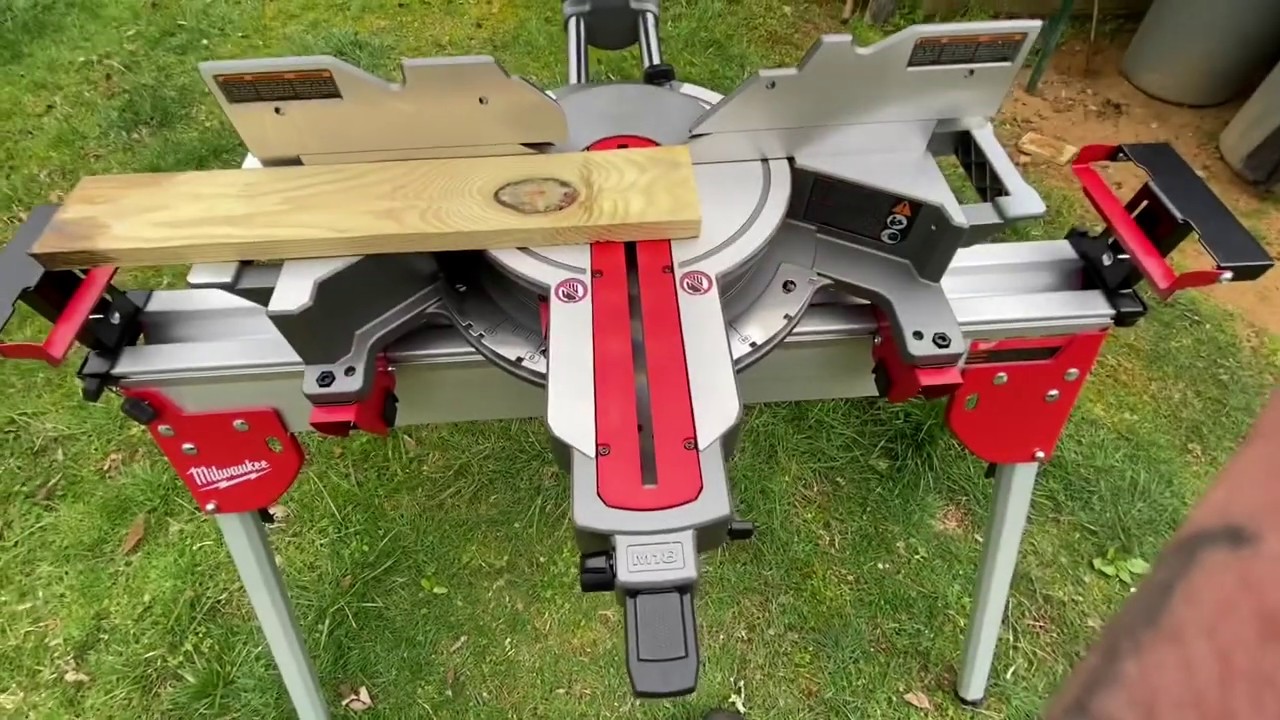 Unboxing Milwaukee M18 Miter Saw And Miter Saw stand